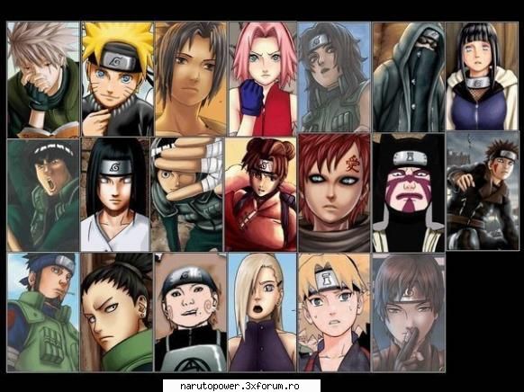 toate tarile si toate personajele - gaby-blondyna - *Naruto*